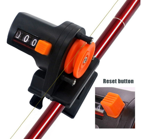 2 De Pesca Compacto 0-999m Sea Reel Display Digital Medidor - Imagem 2