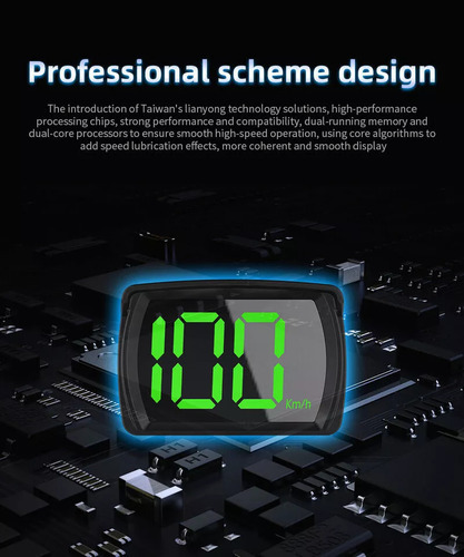 Novo Velocímetro Digital Automotivo Hud Heads Up Display - Imagem 4