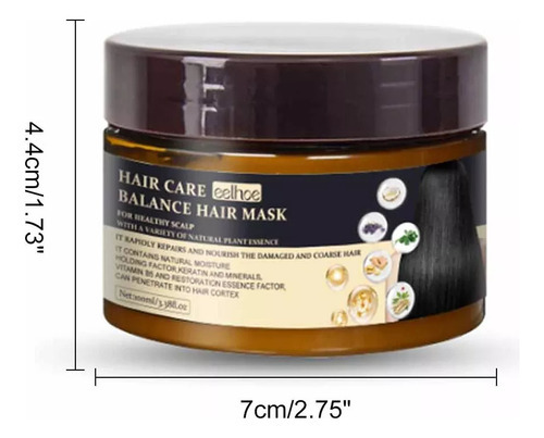 4 Unidades De Máscara De Cabelo Volumizante E Fofa, 100 Ml - Imagem 2
