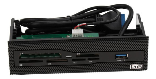 5.25 "" Usb3.0 Leitor De Cartão Interno Painel Múltiplo - Imagem 2