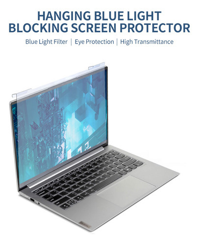 Protetor De Tela Para Laptop Anti Luz Azul Uv 15.6 16:9 - Imagem 4