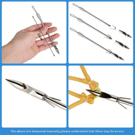 Conjunto De Dardos De Pesca Slingshot Fish Shooter - Imagem 6