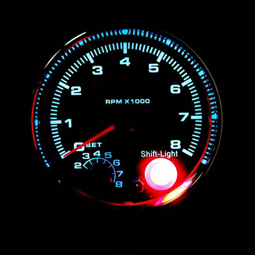 . Medidor De Tacômetro Automotivo De 3,75 Pol. 95 Mm - Imagem 7