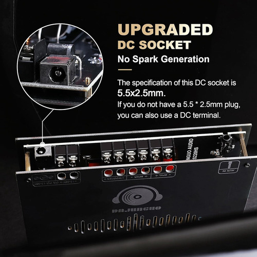 Placa Amplificadora De Potência S220hs, 2.1 Canais Tda7498e - Imagem 3