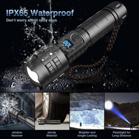 Lanternas Led Recarregáveis Super Bright 100000 Lumens - Imagem 5