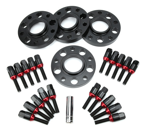 Acessório Automotivo: 4 Peças, Espaçadores De Roda De Flange