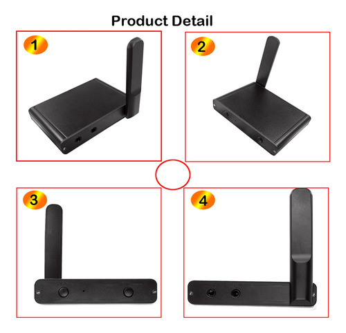 Adaptador De Áudio Sem Fio Digital Hifi De 2,4 Ghz Music Sou - Imagem 4