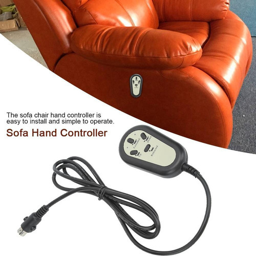 Cadeira Reclinável Elétrica Sofá 4 Botões Controle Remot - Imagem 6