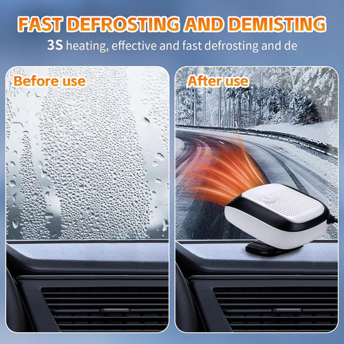 Desembaçador De Para-brisa Com Aquecedor Automotivo 12v - Imagem 4