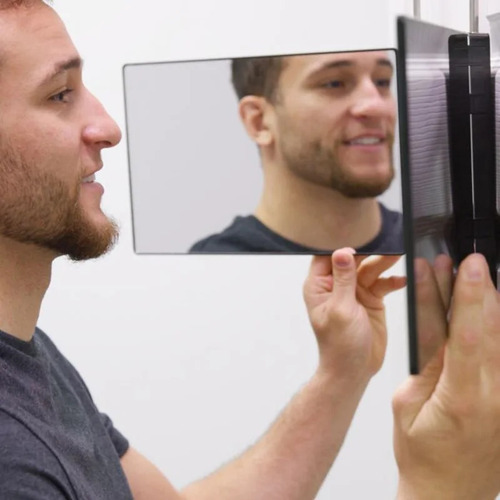 Espelho De 3 Vias Para Corte Automático De Cabelo 360 Vezes - Imagem 3