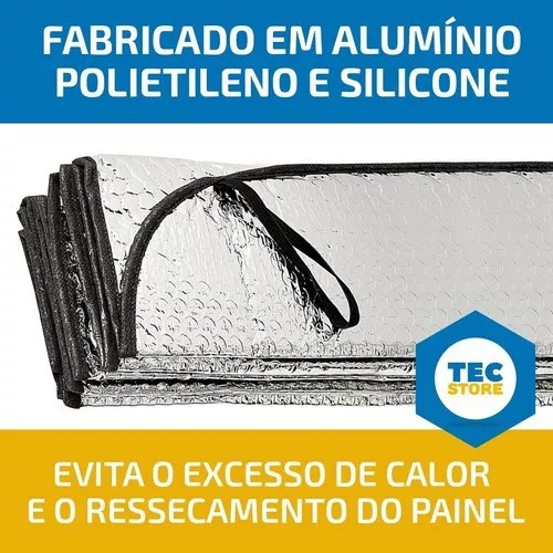 Painel Protetor De Parabrisa Automotivo Contra Sol Dobrável - Imagem 8