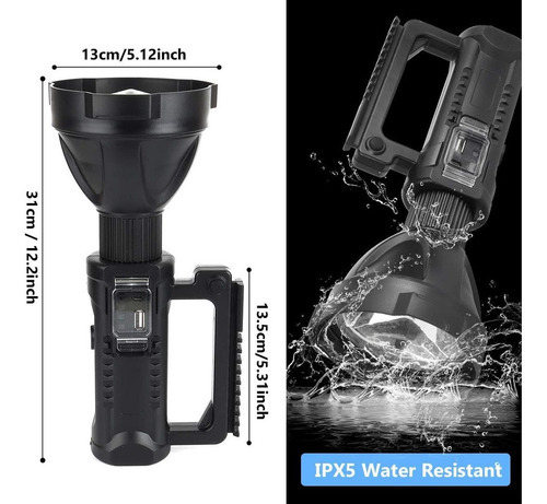 Lanternas Led Holofote 90000 Lumens - Imagem 5