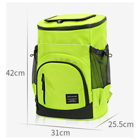 Mochila Cooler Isolada Leve Refrigerador De Cerveja Mochila - Imagem 10