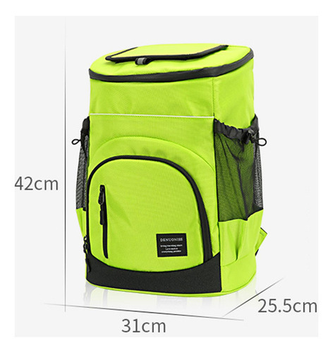 Mochila Cooler Isolada Leve Refrigerador De Cerveja Mochila - Imagem 10