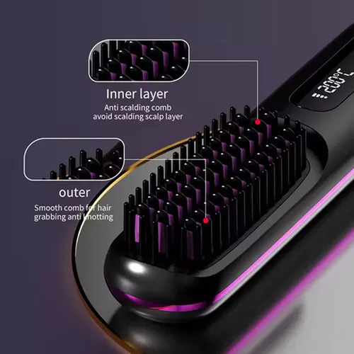 Alisador De Cabelo, Portátil, Recarregável Por Usb - Imagem 6