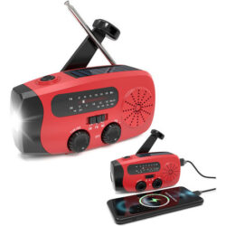 Rádio Portátil Am Fm A Pilha E Energia Usb Recárregavel-