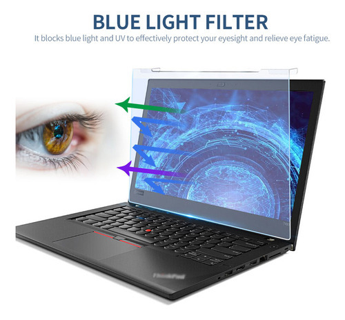 Protetor De Tela Para Laptop Anti Luz Azul Uv 15.6 16:9 - Imagem 3