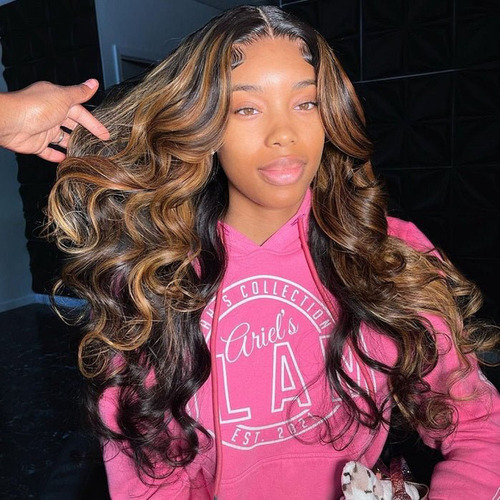 V Glueless #613 Peruca Loira Body Wave Beginner Friend - Imagem 29