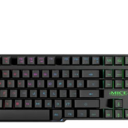 Teclado Usb Para Jogos Imice Ak-600 Com Fio Preto