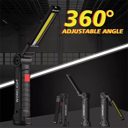 4pack Recarregável Cob Luz De Trabalho Lanterna Led Portátil - Imagem 8