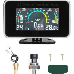Instrumento Automotivo Water Universal Suv Rv 9-36v Digital