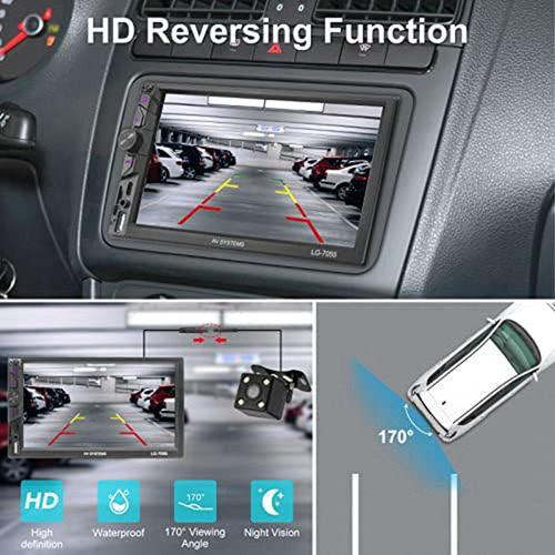 Áudio Automotivo Double Din, Áudio Automotivo De 7 Polegadas - Imagem 6