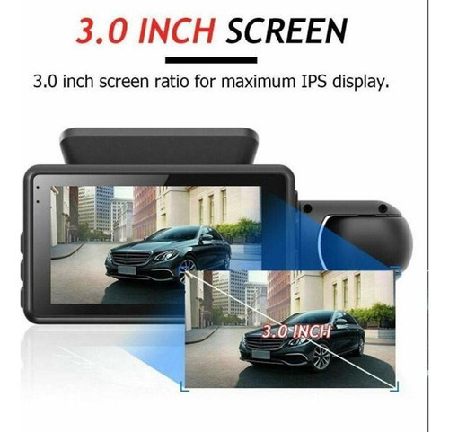 Câmera Dvr Para Veículos Automotivos Com Lente Dupla Uber/ta - Imagem 9