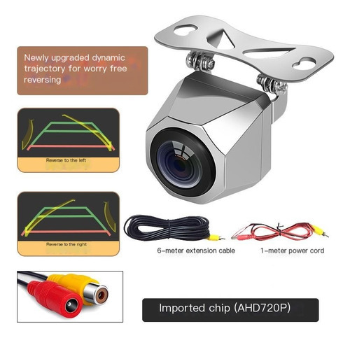 Câmera Traseira Ahd 720p Apenas Para Estéreo Automotivo Isud - Imagem 2