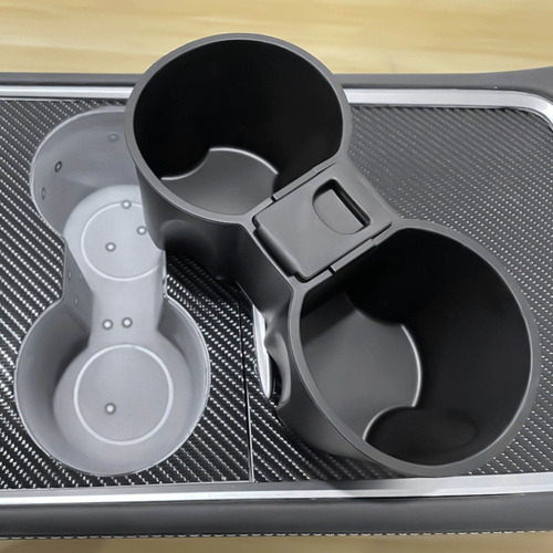 . Suporte Para Copos De Água Automotivo Em Silicone Console - Imagem 4