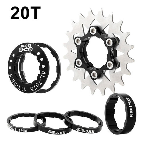Conjunto De Cassetes De Velocidade Única, Adaptador De 20t - Imagem 8