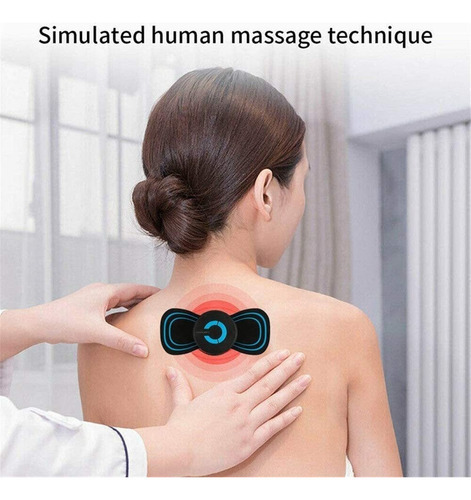 I Adesivo Elétrico De Massagem Cervical Recarregável - Imagem 4