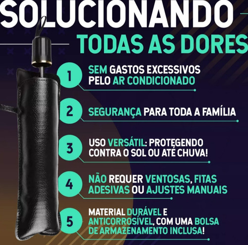 Cys Quebra Sol Parabrisa Protetor Solar Automotivo Proteção - Imagem 4