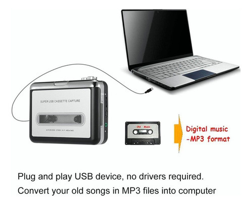 Conversor De Cassete Usb Para Mp3 Ezcap - Imagem 3