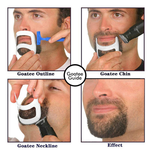5xbarba Modelo Conjunto Linha Fina Grooming Barba Aparar Sty - Imagem 6