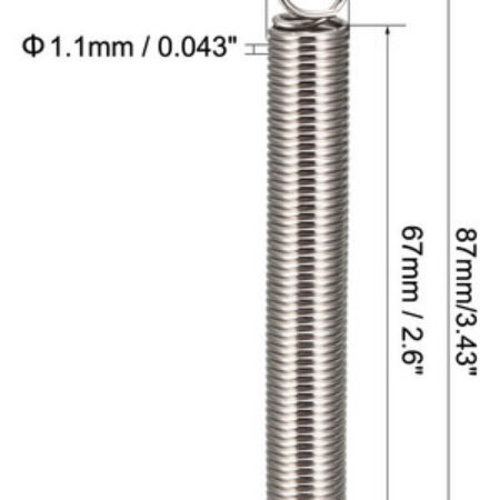 2 Molas De Compressão E Extensão De 10 Mm Ou 87 Mm De Compri - Imagem 2