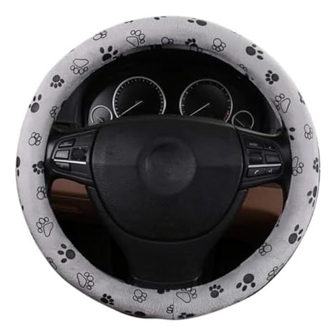 Capa De Volante De Carro Automotivo Com Estampa De Pata Fof - Imagem 2