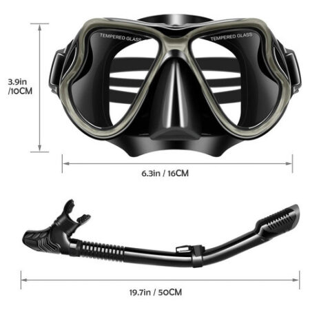 Máscara De Snorkel Macia Máscara De Snorkel Dry Mole Mais - Imagem 4