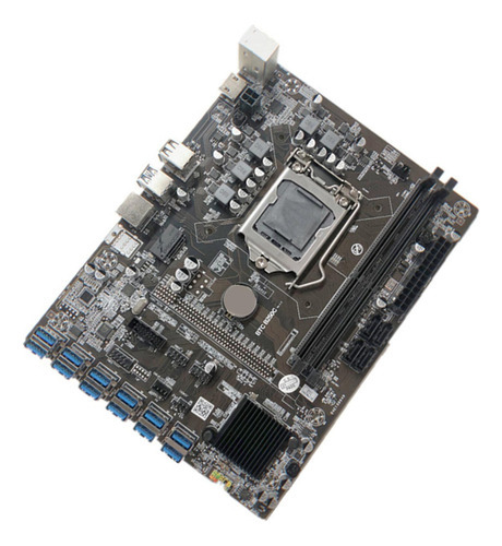 Placa-mãe B250 Btc 12 Usb3.0 Para Pci-e Interface - Imagem 5