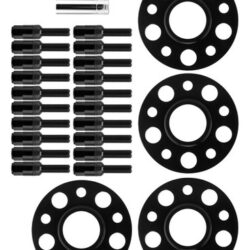 Kit De Espaçador De Roda Preto Preto, Substituição De 15 Mm