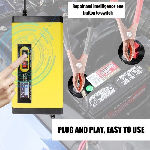 Carregador De Bateria Inteligente Totalmente Automático De 1 - Imagem 3