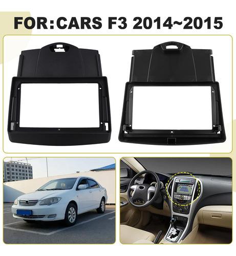 Adaptador Fascia Frame De Rádio De Áudio Automotivo De 9 Pol - Imagem 4