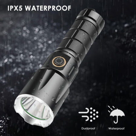 Lanternas Recarregáveis Táticas Super Bright 9000 Lumen - Imagem 6