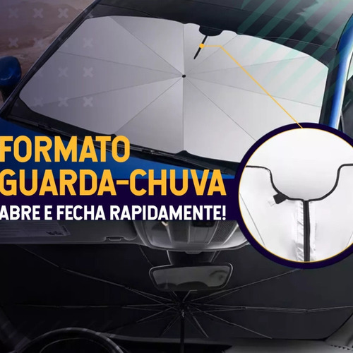 Cys Quebra Sol Parabrisa Protetor Solar Automotivo Proteção - Imagem 6