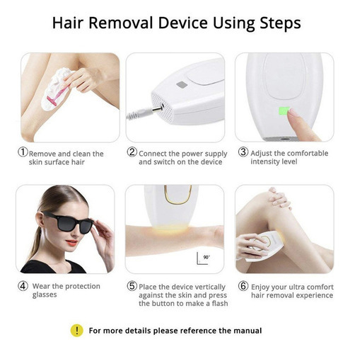 Depiladora Laser Multifuncional De Feminina Depilação - Imagem 7