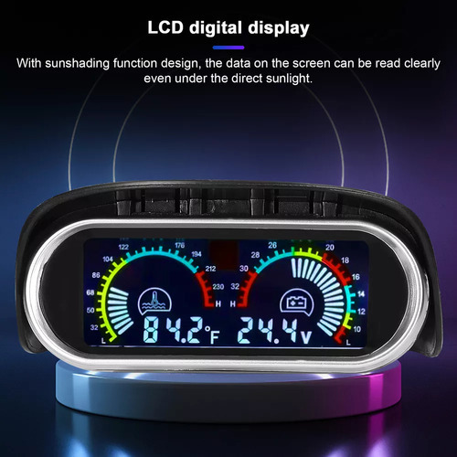 Instrumento Automotivo 9-36v Temperature Rv No Sensor Do Car - Imagem 5