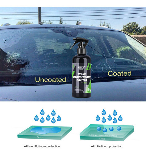 Revestimento Hidrofóbico De Vidro De 100ml Vidro Automotivo - Imagem 4