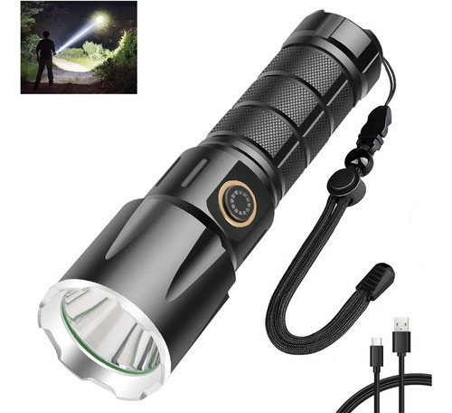 Lanternas Recarregáveis Táticas Super Bright 9000 Lumen