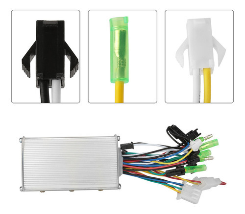 36v/48v 350w Controlador De Motor Sem Escova Para Bicicleta - Imagem 2