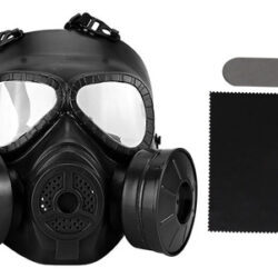 Máscara: Capacete Facial, Simulação De Gás, Realidade Milita