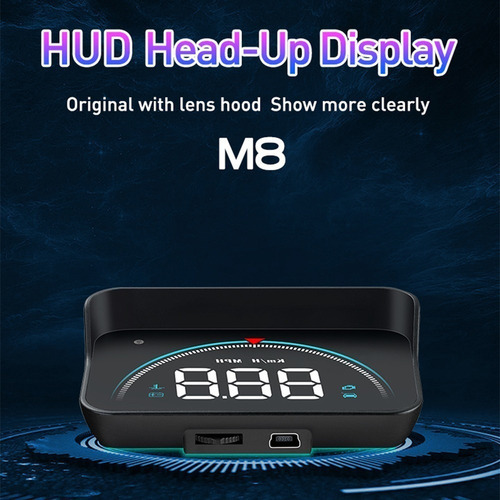 Projetor De Vidro Automotivo Velocímetro Digital Hud - Imagem 5